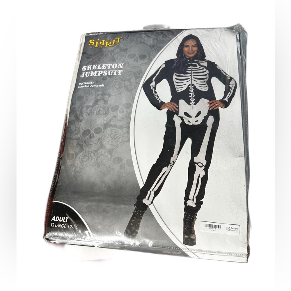 New! Skeleton costume